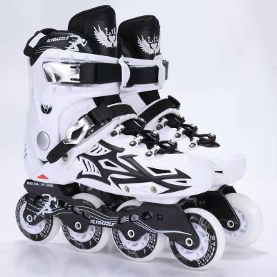 China Cotton Fabric Road Pattern Brushing Roller Skates Tend Cool Extreme Sports Roller Skates for sale