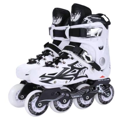 China Free Entry Cotton Cloth Straight Row Skates Beginner's Entrance Adjustable Roller Skates for sale