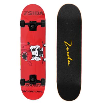 China Youth Beginner Skateboard Youth Street Four Wheel Deformation Double Deformation Scooter for sale