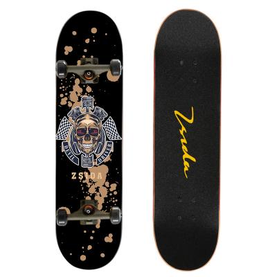 China Hot Selling New Product Young Adult Skateboard Double Tilt Four Wheel Beginner Skateboard Adult Skateboard Manufacturer With Back Model Eco-Friendly for sale