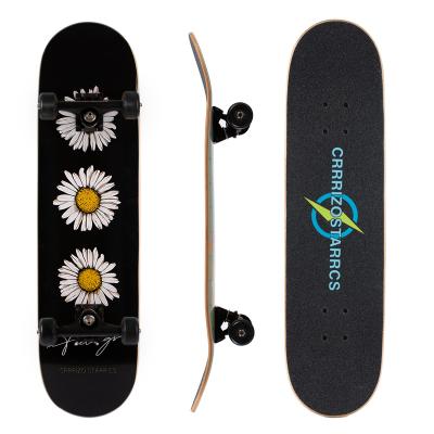 China Youth The Wholesale Price Painting Unisex 7-Layer Creative Art Maple Skateboard for sale