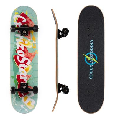 China Youth Customized Maple Mini Sports Short Skateboard Eco - Friendly Multicolor for sale