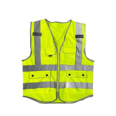 China Manufacturer Comfortable Hot Sale Polyester Reflective Vest for sale