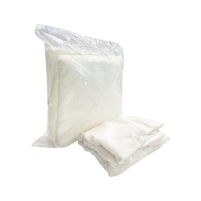 China Wholesale Stocked Industrial White Wiping Cotton Rags For Cleaning Lint Free for sale