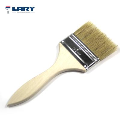 China Hot Selling Europe/America Excellent Quality Poplar Wood Handle Bristle Paint Brushes for sale