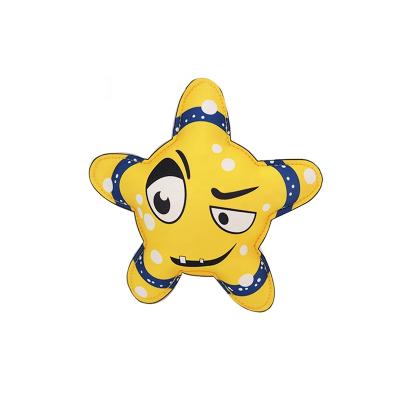 China Newest Swimming Pool Toy Smiling Sea Animal Bath Toy Swimming Pool Games Yellow Starfish for sale