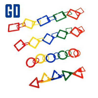 China Construction Toy GD 5 Colors Big Size Shape Links For Children DIY Educational Toy Gift Set for sale