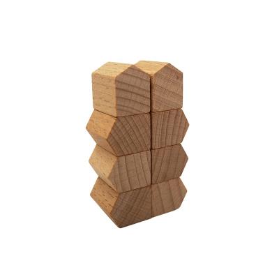 China Wooden Building Toy GD 100pcs Shape -14x18x20 Large Animal Wooden House Open Block Game Educational Toy for sale