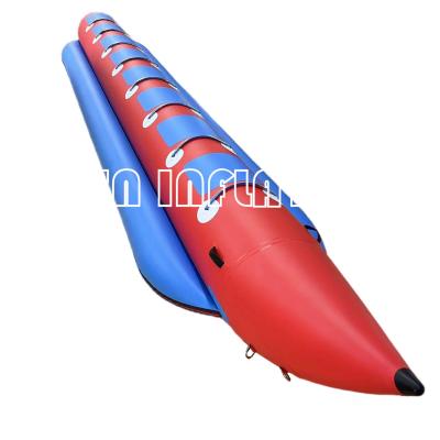 Cina 2022 Aqua Park Water Sport 6/10/12 Person Flying Fish inflatable banana boat in vendita