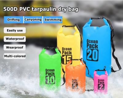 China Waterproof Dry Bag -  Thick & Lightweight - Roll Top Dry Compression Sack Keeps Gear Dry for Kayaking, Boating, Beach Te koop