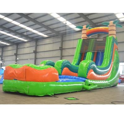 Κίνα Outdoor Commercial Kids used Jungle Trampoline manufacturers water trampoline slide for sale προς πώληση