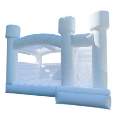 중국 New All White Wedding Bounce House Slide Inflatable White Castle Outdoor Cheap Bouncy Jumping Castle with ball pit 판매용