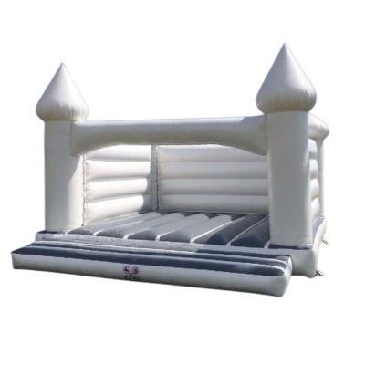 China Commercial White Wedding Toddler Bouncy Castle Inflatable White Jumping Castle  Bounce House zu verkaufen