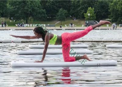 China Hohe Haltbarkeits-aufblasbare Yoga-Matte mit Handpumpe und Rucksack zu verkaufen