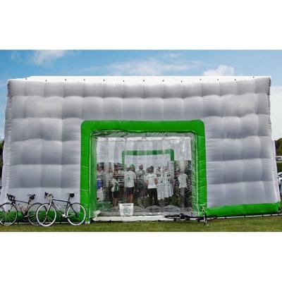 中国 Outdoor Inflatable Event Tents with LED Light White Inflatable Wedding Tent Party Cube Inflatable Medical Tent 販売のため