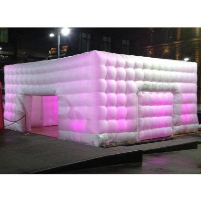 China Commercial Inflatable Outdoor Tents Customized Led Light event Tent For Party zu verkaufen