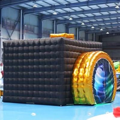 Китай Commercial Inflatable Outdoor Tents Customized 360 photo booth inflatable enclosure led inflatable tent for event продается