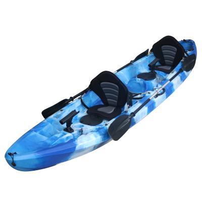 중국 Foot Pedal Drive Plastic kayak wholesale Fishing kayak 2 person sea kayak 판매용