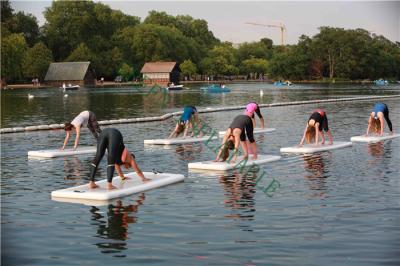 China Customized Size Aqua Yoga Mat For Pool Logo Printable Wear Resistance for sale