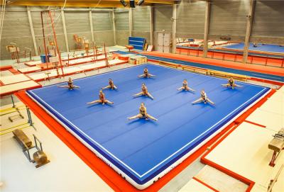 China De lichtgewicht Grijze Matten van de Gymnastiekneerstorting, de Draagbare Vuurvaste Vloer van de Luchtgymnastiek Te koop