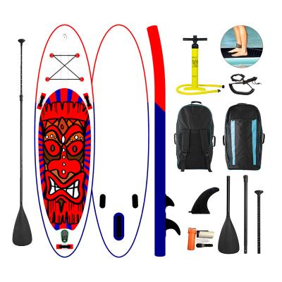 中国 2022 FUSION TECH new design inflatable stand up padlle board soft top air inflate sup paddle board with fins 販売のため