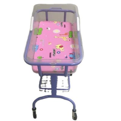 China Hospital Plastic Baby Crib With Shock Absorber Care Adjustable Children Hutch Medical Bed For Newborn for sale