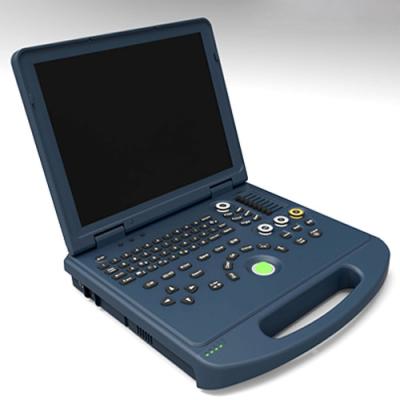 China Metal Factory Price Hospital Laptop Basic Level Medical Color Doppler Ultrasound Machine With CE ISO13485 for sale