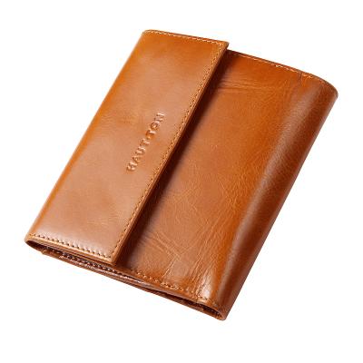 China Fashion Style Anti-theft Wallets Logo Genuine Leather Wallets Custom Made For Men for sale