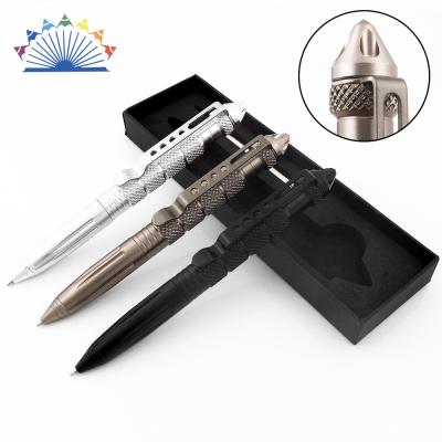 China Custom Logo Promotional Tactical Self-defnese Window Breaker Tool and Glass Pen Heavy Self Defense Titanium Pen With Mulitary Outdoor Survival for sale