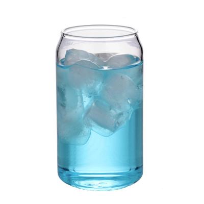 China Wholesale Cute Clear Soda Shaped Cups 16oz High Cola Borosilicate Drinking Glasses For Coffee Tea Milk Beverage Juice for sale