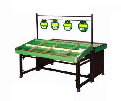 China Single Sided Single Sided Supermarket Fruit Vegetable Shelf for sale