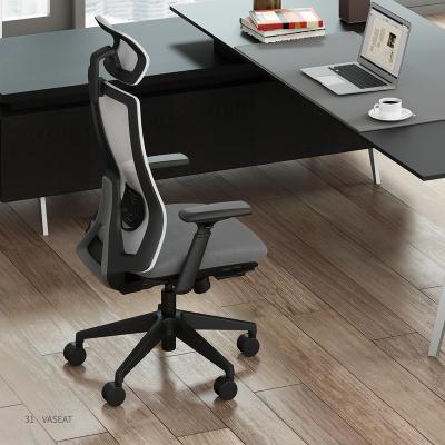 China Price Adjustable Black Hot Sale Swivel Chair Computer Desk Mesh Office Chair Mid-back Chair (Height) for sale