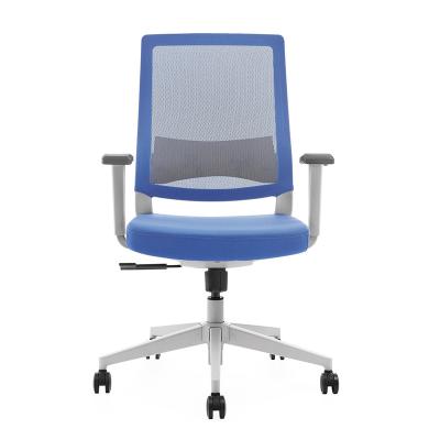 China Ergonomic Office Adjustable Waterproof Fire Retardant Mesh Chair Staff Back (Height) Medium Chair for sale