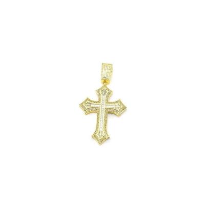 China China Manufacturer Hip Hop Supplier Hip Hop Party Fashion Cross Pendant Necklace For Men for sale