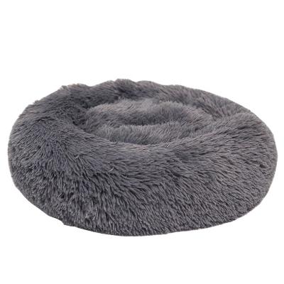 China Hot Customized Customized High Quality Low Price Travel Plush Dog Round Bed For Home for sale