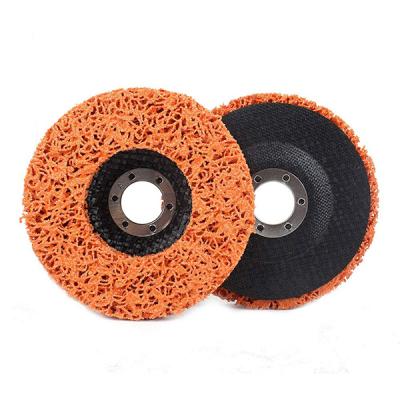 China Clean Industry and Abrasive Disc Heavy Duty Nylon Disc Fleece High Quality Cleaning Wheel for sale