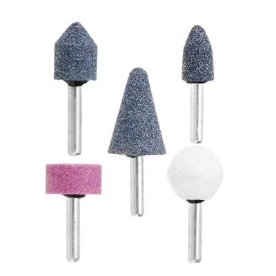 China Aluminum Oxide 5 PCS Mounting Points Abrasives Aluminum Oxide Ceramic Grinding Stone for sale