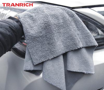 China Sustainable Auto Detailing Highly Absorbent Tranrich Microfiber Towel for sale