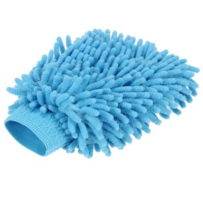 China Car Cleaning Premium Chenille Microfiber Car Wash Scratch Free Glove for sale