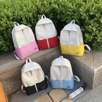 China Schoolbag nansen is wearing a small fresh canvas backpack for high school students in ulzzang, harajuku for sale