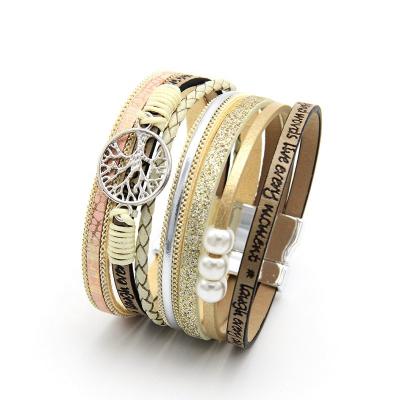 China BOHEMIA BOHEMIA Ladies Accessories 2020 Women's Accessories Women's Fashion Leather Bracelet Jewelry for sale