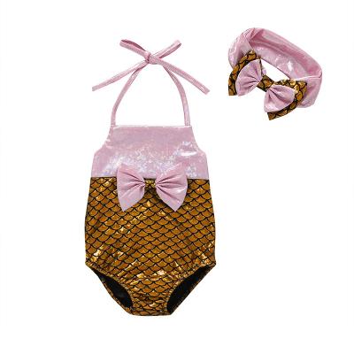 China Lovely Breathable Baby Girls Bathing Suit Beach Wear Thong Kids Swimwear Kids Girls Bathing Clothes for sale