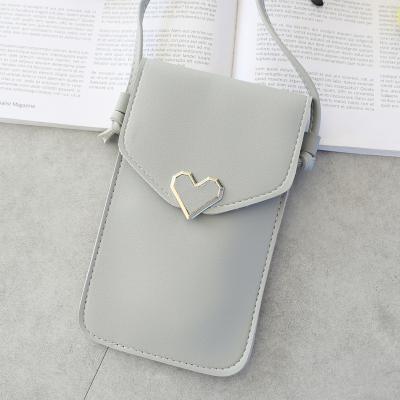 China Waterproof Leather Cross - Body Mobile Phone Shoulder Filter Frames Phone Wallet Women Cell Phone Bag for sale