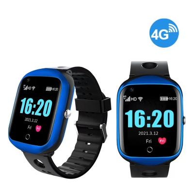 China Waterproof Wifi 4G Video Call GPS Tracker With IOS Android Touch Screen GPS Kids Smart Watch for sale