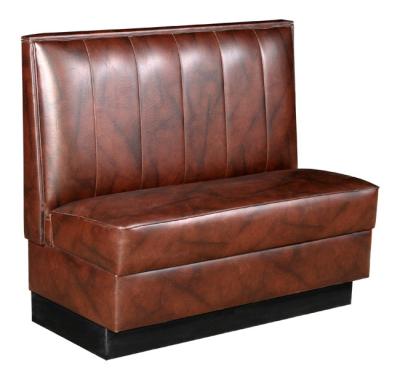 China Custom PU Restaurant Furniture PANEL Banquette Seating Booth Seating Soft Sofa Bench for sale