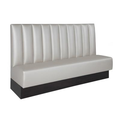 China PANEL Foshan Restaurant Furniture Leather Bench Sofa Wholesale for sale