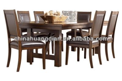 China Dining Room Set Classic Luxury Wooden Dining Room Set HDTS060 for sale