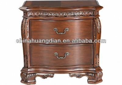 China HDBT090 solid wood furniture Canton old fashion bedside table for sale