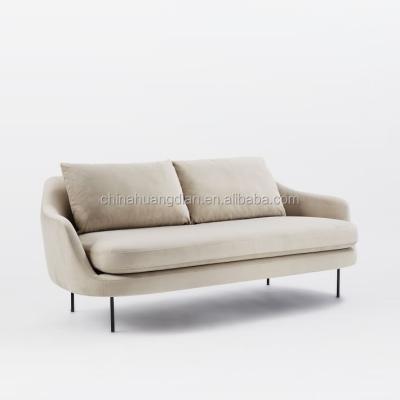 China Modern Stylish Sectional Sofa Hotel Velvet Sofa HDS1630 for sale