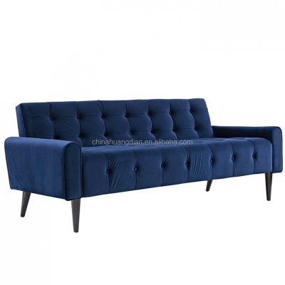 China Velvet Sofa Sectional Sofa In Navy Elegant Hotel Living Room Sofa HDS1626 for sale